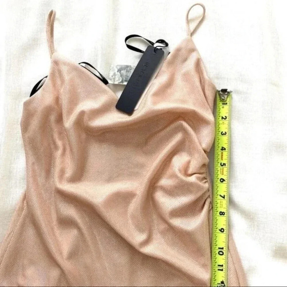 NWT BLACK HALO Bowery Sheath Dress in Apricot Size 8 - Picture 12 of 15